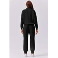 thumbnail image 3 of Weardear Women 2 Piece Sets Long Sleeve Tracksuit Fall Travel Outfits Joggers Sets Half Zip Sweatsuit Matching Set, 3 of 7
