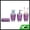 Purple, variant on Unique Bargains 3 Pcs Reusable Bathroom Accessories Set White