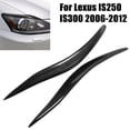 thumbnail image 2 of Carbon Fiber Headlight Eyelids Eyebrows Cover Trim for Lexus IS250 IS300, 2 of 4