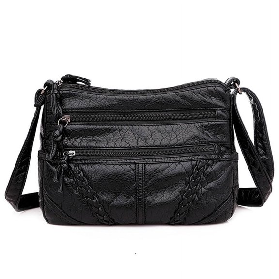 KUTGY Women's Soft PU Leather Shoulder Bags Classic Casual Crossbody Bag for Female