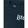 thumbnail image 2 of Tee Luv Men's Faded Miller Lite Beer Front and Back Graphic T-Shirt (S), 2 of 6