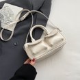 thumbnail image 2 of Bolso Hombro para Mujer Con Correa Ajustable Bolso Cruzado Cuero PU para El (café), 2 of 8