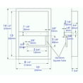 thumbnail image 2 of ALFI brand ABTPNP88-BB Brushed Black PVD Stainless Steel Recessed Toilet Paper Holder Niche, 2 of 8