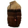 thumbnail image 3 of Gioberti Men's Knitted Chenille Cardigan Sweater with Flannel Lining, 3 of 6