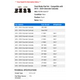 thumbnail image 2 of Front Brake Pad Set - Compatible with 2015 - 2020 Chevy Colorado 2016 2017 2018 2019, 2 of 2