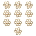 thumbnail image 2 of HILABEE 10Pcs Flower Jeans Buttons Jeans Tighten Waist Buckles for Dress Loose Jeans Light Gold, 2 of 9