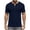 Navy-t shirts for man, variant on YFNNUP Men's Muscle Henley Shirts Slim Fit Crewnec Knit T-Shirt Gym Workout Athletic Shirt Tees with Button