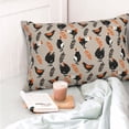 thumbnail image 4 of Salouo Funny Chicken Pattern Pillow Cases,1PC Pillow Covers with Envelope Closure Decorative Pillow Case for Bed Couch,Pillows Not Included-20"x30", 4 of 6