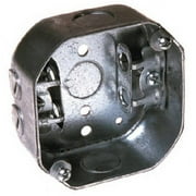 Raco 15-1/2 Cu in Octagon Metallic Electrical Box Gray