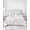 Pale Pink, variant on Quilts Twin Size, Vintage Shell Pink Soft Comforter Bedding Set for Bed, Summer Ocean Coastal Lightweight Quilted Bedspread with Pillow Cover(2 Pieces) for All Season, 68x86 Inch