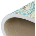 thumbnail image 6 of Coolnut Lightweight Carpet Mats, 5'3" x 4' Area Soft Rugs, Floor Mat Rug Home Decoration for Kids Room Living Room, 63"x 48" Floral Pattern Flourish, 6 of 6