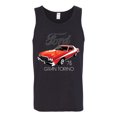 thumbnail image 2 of Wild Bobby, Ford '76 Gran Torino Vintage Car Cars and Trucks Mens Graphic Tank Top, Black, 3XL, 2 of 3