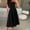 Black, variant on Drovellove Solid Color Cocktail Dresses for Women V Neck Sleeveless Midi Summer Dresses, Wrap Front A-Line Swing Casual Party Wedding Guest Evening Dress