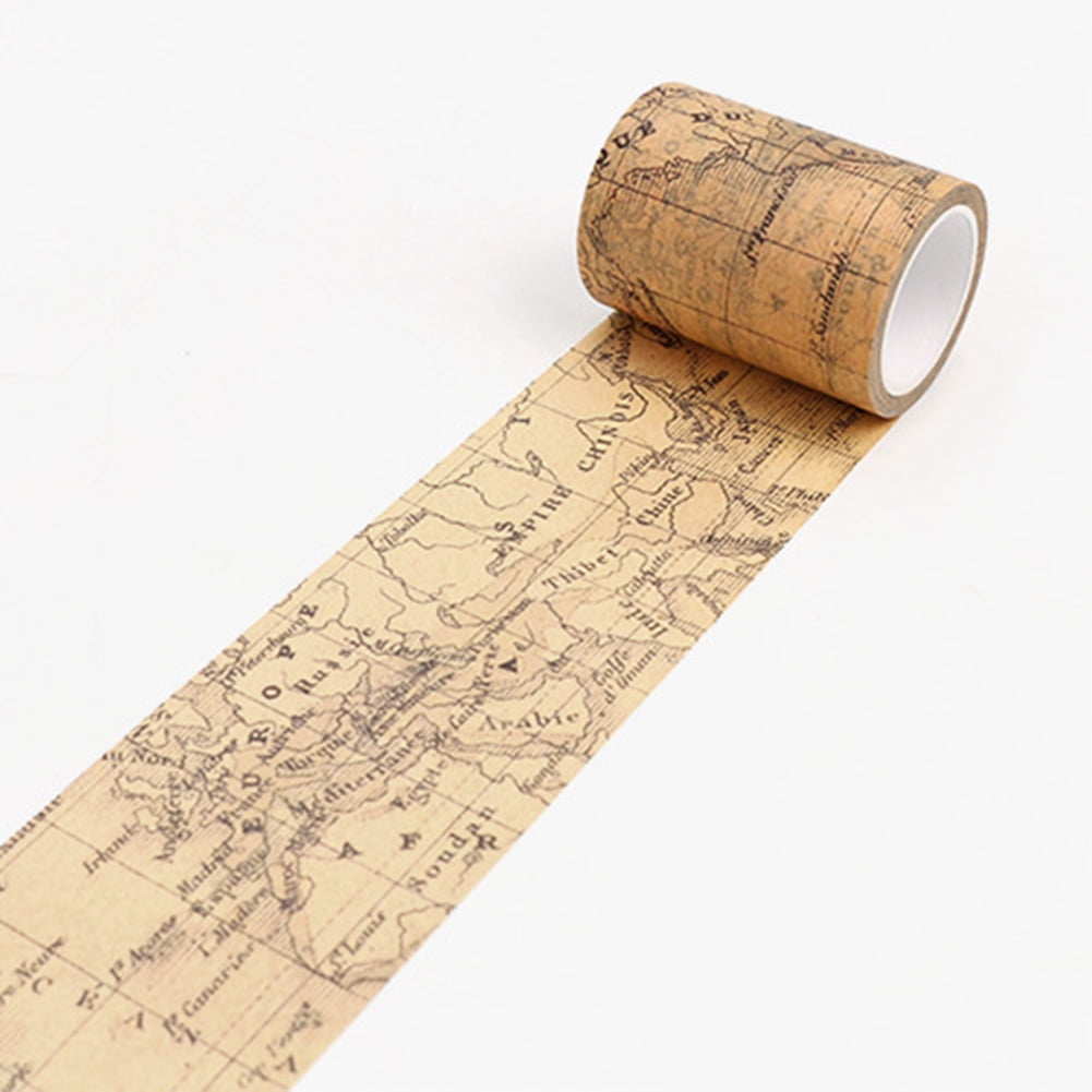 cdar vintage washi tape decorative paper masking tape diy adhesive scrapbook sticker walmart com