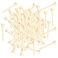 thumbnail image 3 of 100 tees de golf de madera barnizados, resistentes, premium, profesionales. 54mm, 3 of 9