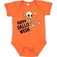 thumbnail image 3 of Inktastic Happy Halloween with Dancing Skeleton Boys or Girls Baby Bodysuit, 3 of 5
