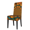 thumbnail image 1 of Dining Chair Back Cover, Water Washing, Disassembly Chair Sleeve Sliding Cover Protective Cover-Spotted Tunnel Pattern Chair Protectors Seat Covers, 1 of 8