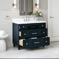 thumbnail image 3 of Ariel Monroe 42 Inch Single Sink Base Cabinet In Midnight Blue, 3 of 7