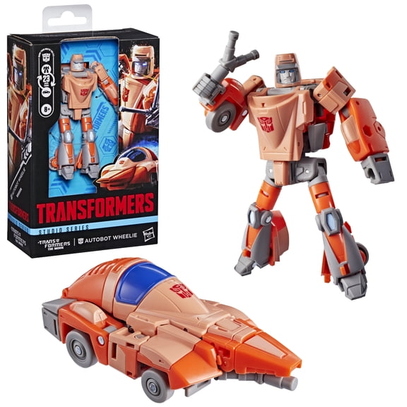 Transformers Studio Series Autobot Wheelie, The Transformers: The Movie 4.5-inch Action Figure, 8