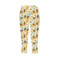 thumbnail image 4 of Aueoeo Capris Pants for Women Cute Graphic Printed Yoga Pants High Waist with Pockets Capris Workout Crop Pants, 4 of 4
