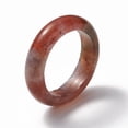 thumbnail image 3 of 8pcs Natural Gemstone Rings Wide Band Rings Size 6 1/4~Size 11 3/4(16.7~21.1mm), 3 of 6