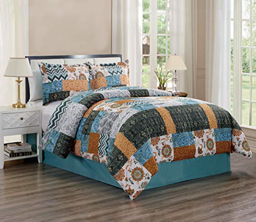 Printed Colorful Boho Bedding Set 