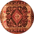 thumbnail image 1 of Ahgly Company Indoor Round Persian Orange Traditional Area Rugs, 6' Round, 1 of 1
