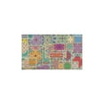 thumbnail image 2 of Bohemian Geometric Patterns Retro Kitchen Rugs and Mats Sets Of 2, Funny Kitchen Decoration Rubber Backing Non-Slip Absorbent Mats for Sink Waterproof Runner Rug for Laundry Room 17x30+17x48inch, 2 of 7