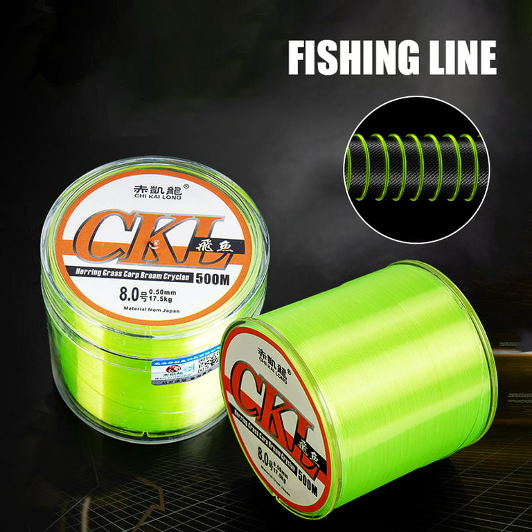 Bite Resistant Sea Rod Fishing Line Cut Water Quickly Wear Resistant 500m Fishing  Line Super Strong Pull White 3.5 