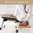 thumbnail image 2 of Mini Support de Bureau Pliable et Portable Blanc de 14 Po, 2 of 3