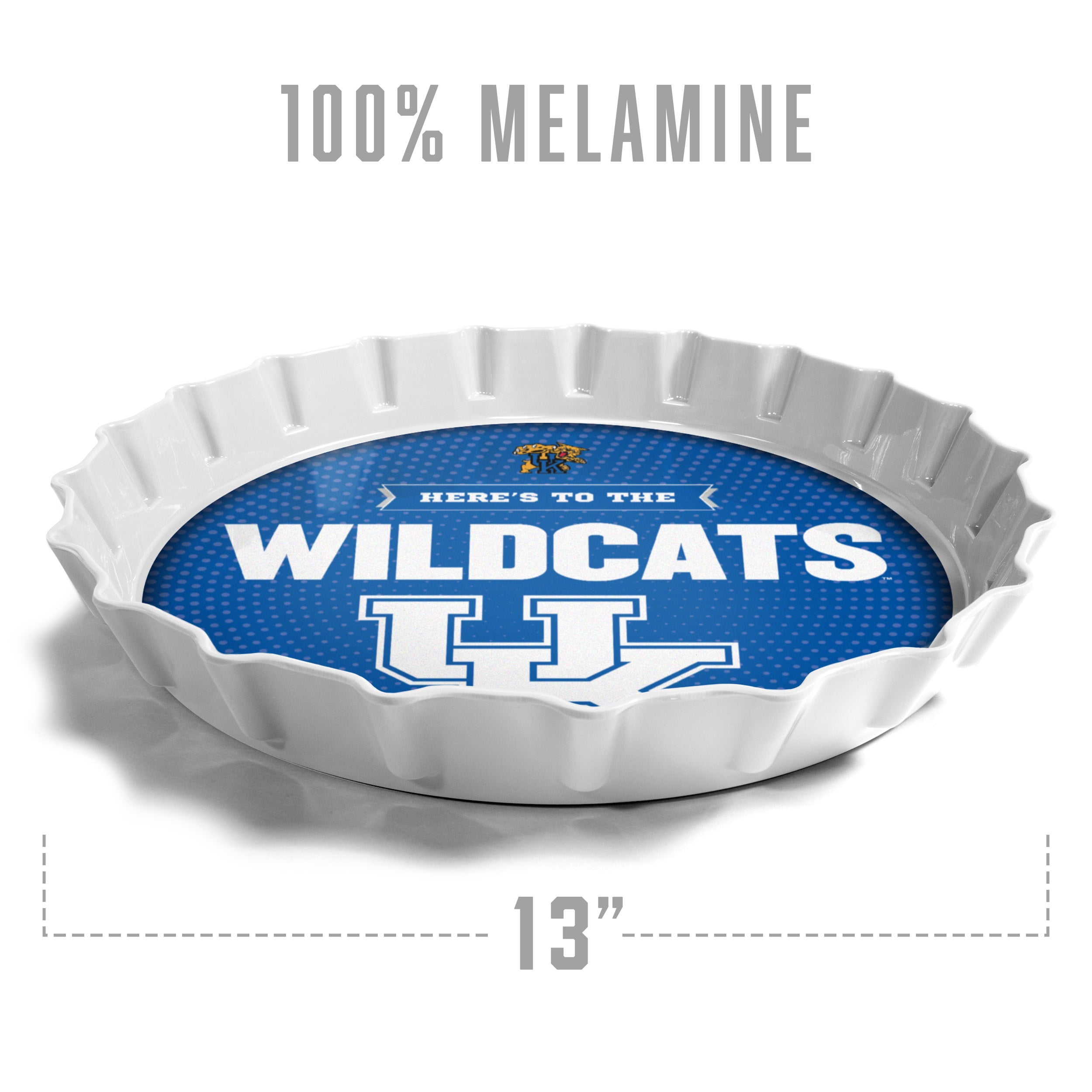 YouTheFan NCAA Kentucky Wildcats Bottle Cap Serving Tray