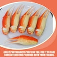3 Pcs Imitation Crab Legs Lovely Claw Decor Artificial Toy Home