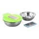 thumbnail image 1 of Colador con tazón para mezclar, colador de alimentos, de arroz, con ralladores, herramienta de cocina para granos, pasta, papas y pepinos., 1 of 9