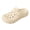 White, variant on Womens Wide Width Clogs Orthopedic Arch Support Garden Shoes Waterproof Non Slip Closed Toe Backless Slippers Comfortable Beach Barefoot Water Sandals Brown Size 7.5