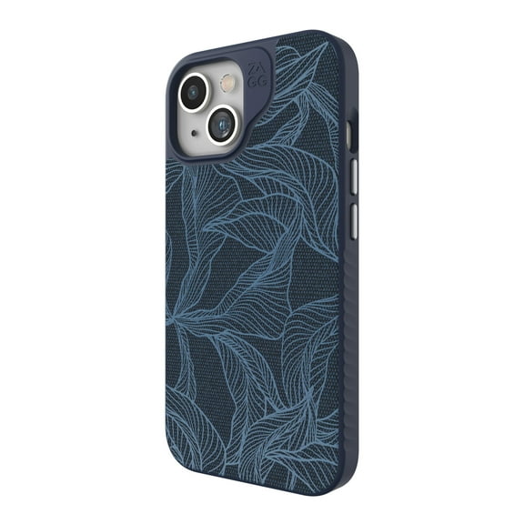 ZAGG London Snap iPhone 15 Case - Protective Cell Phone Case Drop Protection (13ft/4m) Durable Graphene MagSafe Phone Case Slim and Lightweight