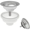 thumbnail image 4 of Ruvati Basket Strainer for Thick Fireclay Kitchen Sink Drain Assembly - Stainless Steel - RVA1039ST, 4 of 6