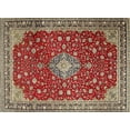 thumbnail image 1 of Ahgly Company Machine Washable Indoor Rectangle Traditional Tomato Red Area Rugs, 2' x 4', 1 of 7