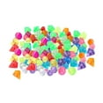 thumbnail image 3 of 100 piezas de tesoro de hielo de hielo, artesanías de artes, joyas coloridas de cubito de hielo para niños juguete sensorial para eventos dispersos de M, 3 of 8