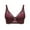 Wine Bra for Women, variant on JSGEK Underwire Comfort Breathable Push up Plunge Lightly Lined Bra for Women Trendy Fashion Plus Size Lace Bra Black 3X-Large Bra for Ladies