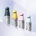 thumbnail image 2 of Compact Travel Umbrella Windproof, Reinforced Canopy, Ergonomic Handle, Portable Foldable Ultra Light Rain Sunlight Umbrella Travel Mini Pocket Parasol, 2 of 8