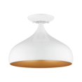 thumbnail image 3 of Livex Lighting - Amador - 1 Light Semi-Flush Mount In Transitional Style-9, 3 of 8