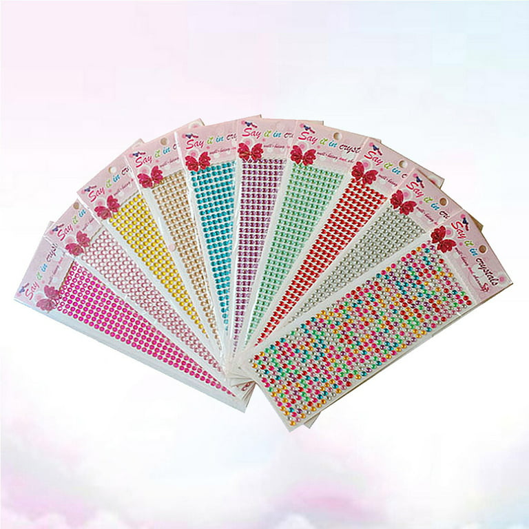 Adhesive Pearl Stickers Crafts, Scrapbooking Beads Stickers