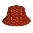 thumbnail image 1 of Fotbe Hohey Bee Golden Sombrero Tipo Pescador con Estampado – Sombrero de Sol de Algodón de Moda para Playa, Golf, Pesca, 1 of 6