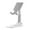 White, variant on Adjustable Desktop Smartphone and Tablet Stand, Foldable Heavy Duty Phone Stand with Non-Slip Rubberized Grips and Weighted Base Compatible with iPhone, iPads, Tablets and Nintendo Switch – Black
