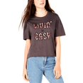thumbnail image 3 of Carbon Copy T-Shirt Graphique pour Femmes Livin' Is Easy, Gris, Juniors, Grand, 3 of 5