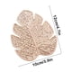 thumbnail image 3 of Alfombrilla Aislante para Bebidas con Hoja de Monstera | Arte Moderno Hueco en PVC | Posavasos Resistente al Calor para Café y Té (4.7"x3.9"), 3 of 6