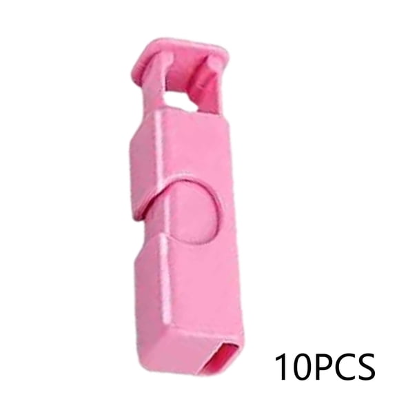ACDANC 2026 New 10 Pcs Chip Clips Anti Slip Bag Clips for Secure Clamping Elastic Spring Chip Bag Clip for Tight Hold for Kitchen Food Storage Snack Sealing Home Use Pink