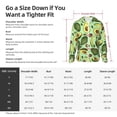thumbnail image 6 of Goofa Avocado With Seeds Printed Women's UPF 50+ Sun Protection Hoodie Jacket Lightweight Long Sleeve Sun Shirt for Women with Pocket Hiking Outdoor-Small, 6 of 9