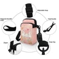 thumbnail image 5 of HELLHERO Rabbit 2 Zippers Crossbody Bag 4.33x1.97x7.09 for Unisex Polyester, 5 of 7