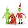 thumbnail image 2 of Cathery New Hot Rare Christmas Grinch Plush Doll Soft Toy Stuffed Teddy Kid Xmas Gift, 2 of 5